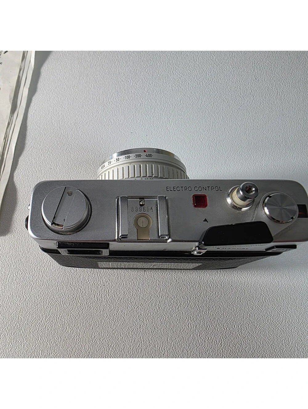 Minolta Hi-Matic E Rangefinder 35mm Film Camera 40mm F1.7 UNTESTED